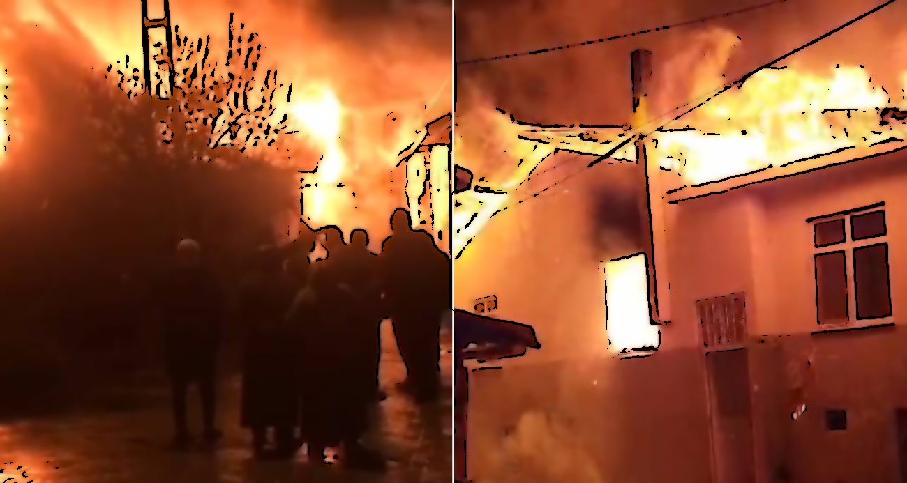 Tokat'ta Köy Yangını: Üç Ev Kullanılamaz Hale Geldi